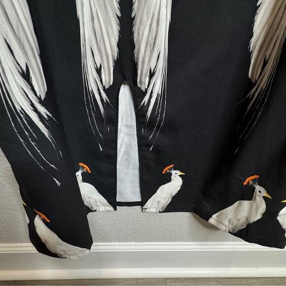 The Lulo Project Made To Lounge Dress Makeda Tunic Black Peacock Size X-Small - Picture 13 of 15